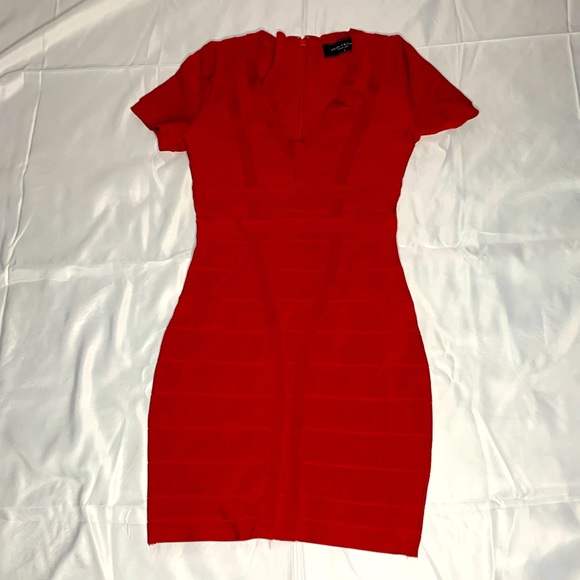 AKIRA Dresses & Skirts - Red Bandage dress from Akira